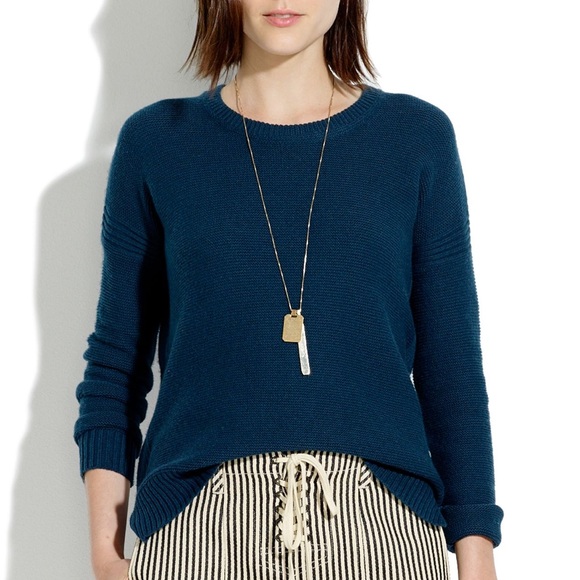Madewell Sweaters - Madewell Texturework High Low Hem Sweater